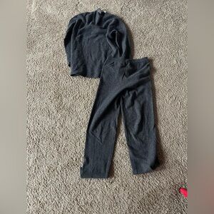 TSE Charcoal Cashmere Set